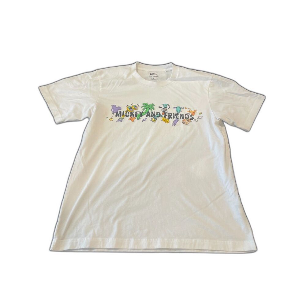 Uniqlo UT Disney Mickey and Friends Tee Men's M Steven Harrington White Graphic
